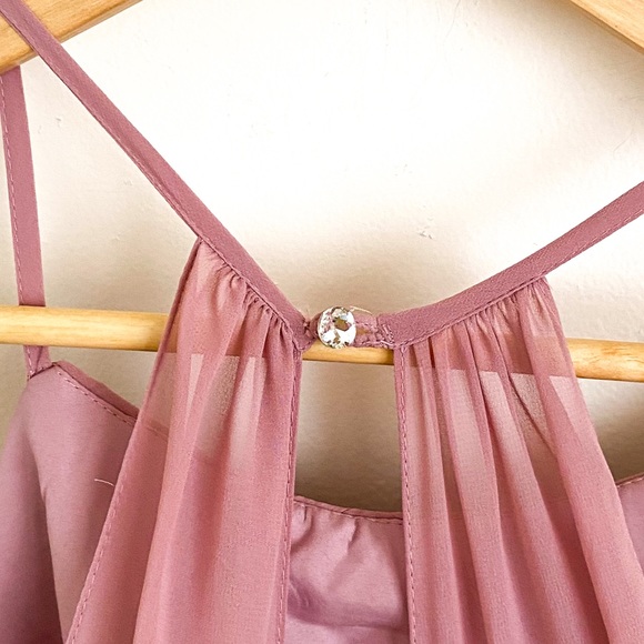 AZAZIE Long Flowy Pleated Chest Bridesmaid Dress - Picture 9 of 15